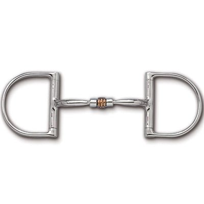 Myler D - Ring MB03 - Copper Roller - Horse Bit Emporium