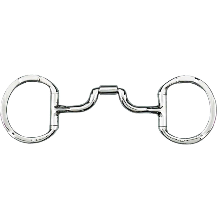 Myler Eggbutt with Hooks with Stainless Steel Low Ported Barrel Narrow MB 43LP - Horse Bit Emporium