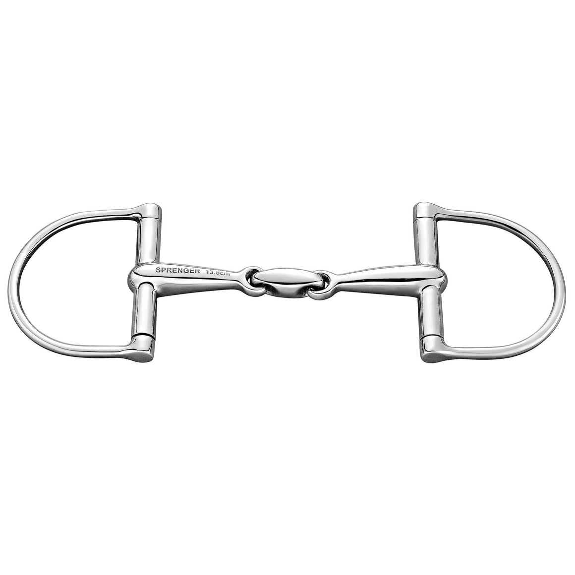 Sprenger D - Ring Stainless Steel Double Joint 16mm 40916 - Horse Bit Emporium