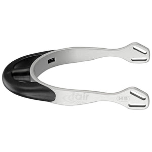 Sprenger fairRider spurs - aluminium, 25mm neck black thin rounded 47621 - Horse Bit Emporium