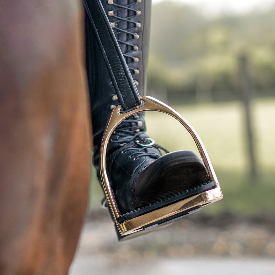 Sprenger Fillis Stirrups Gold - Horse Bit Emporium