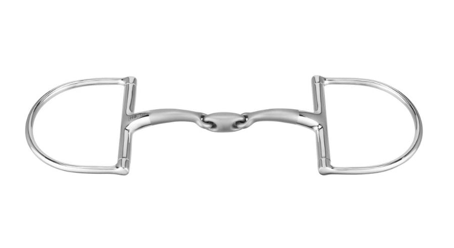 Sprenger SATINOX D - Ring Snaffle Double Joint 14mm 40926 - Horse Bit Emporium