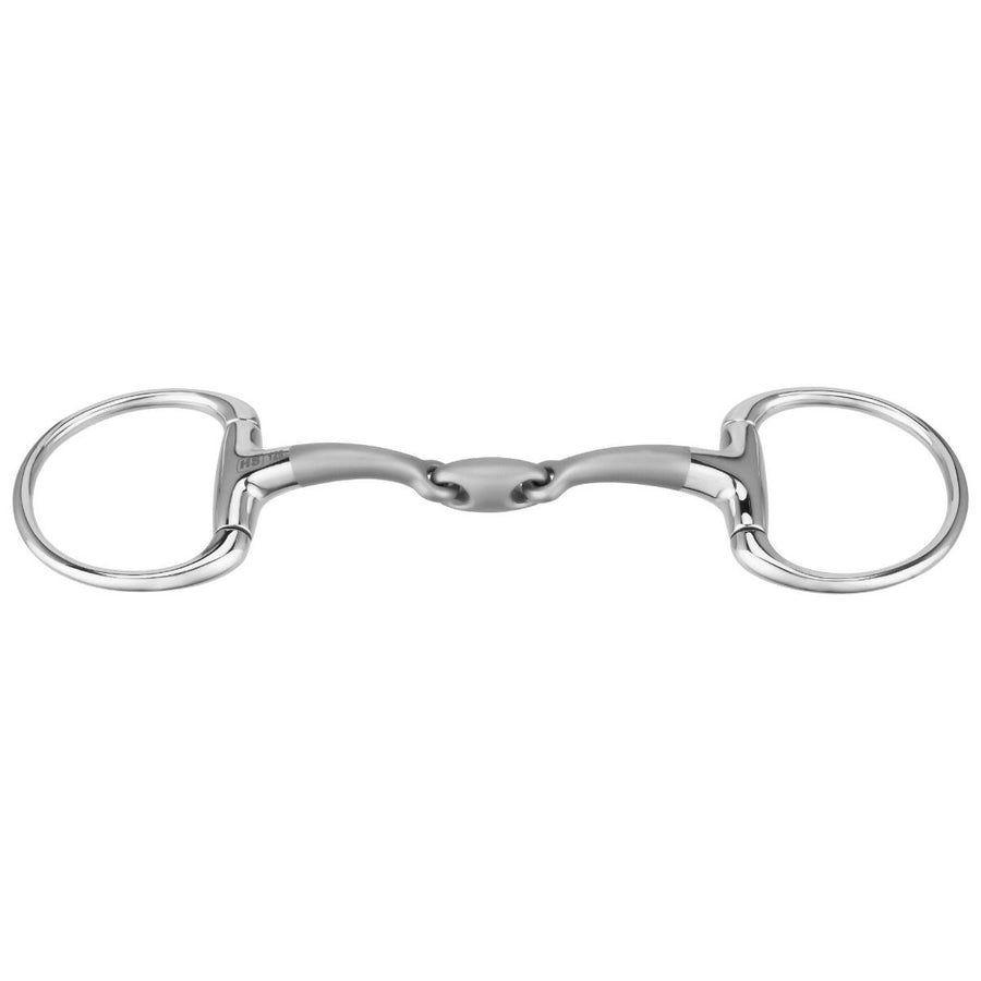 Sprenger SATINOX Eggbutt Double Jointed Bit 14mm 40374 - Horse Bit Emporium