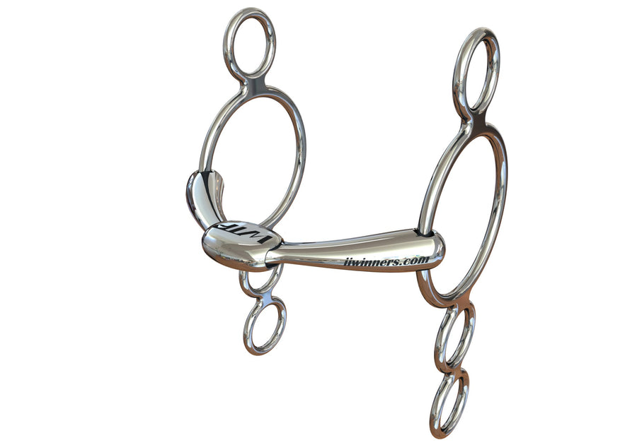 Winning Tongue Plate Universal 4 - Ring Gag Bit - Horse Bit Emporium