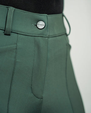 Fager Freya Hybrid Breeches Green - Horse Bit Emporium