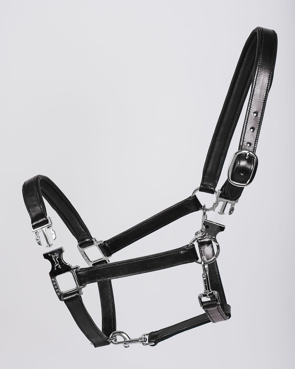 Fager Smart Leather Halter Black - Horse Bit Emporium